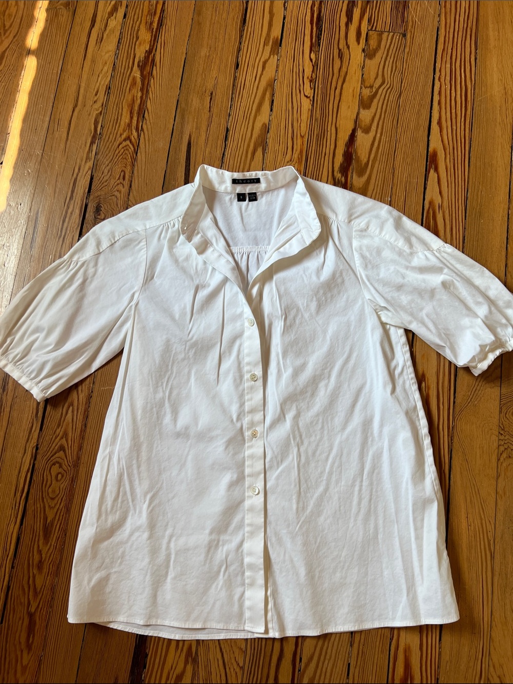 Theory Short-Sleeve Button-Down Shirt
